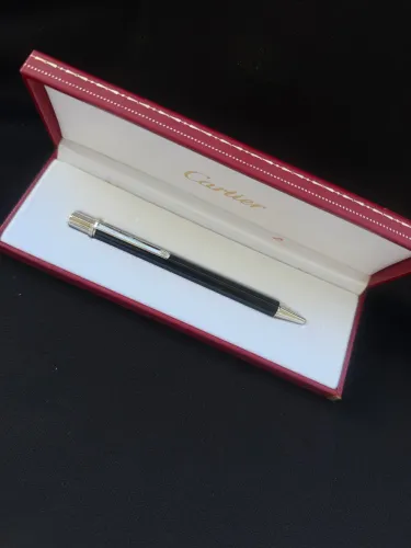 Caneta original Cartier - Stilo Bille Must II Noir - Série ST 150148