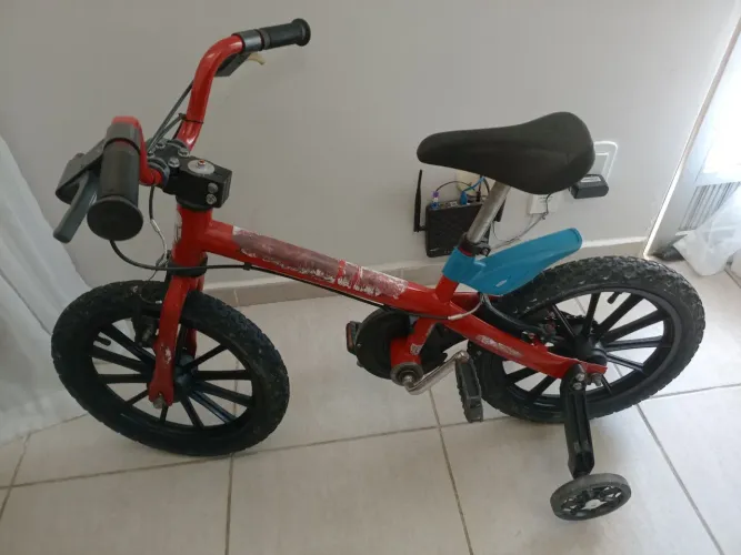 Bicicleta Nathor aro16 - Homem Aranha