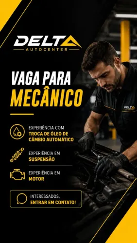 Vaga para mecânico automotivo