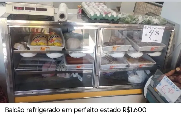 Balcão refrigerado bom estado