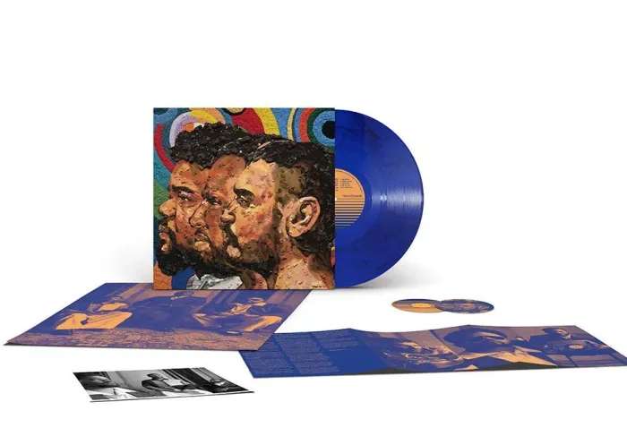 Criolo, Amaro e Dino disco de vinil lp