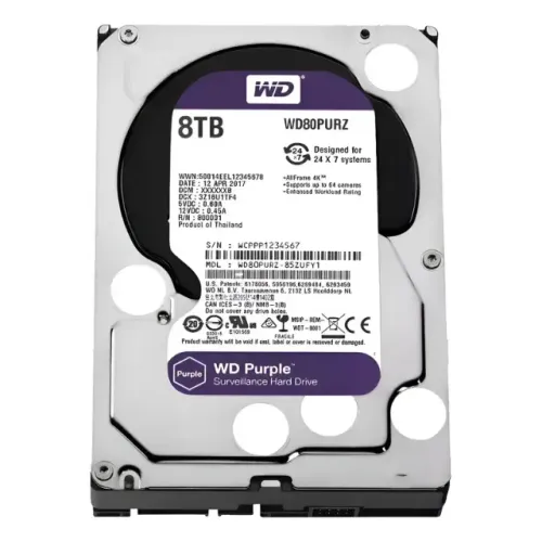 HD 8TB WD Purple Pro Surveillance