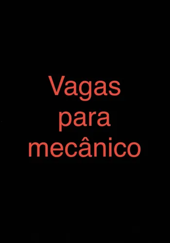 Vagas mecânico