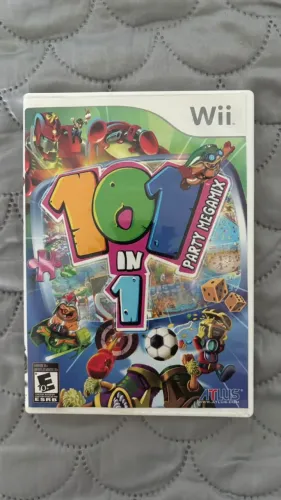 101 IN 1 PARTY MEGAMIX WII ORIGINAL MIDIA FISICA COM CAIXA E MANUAL