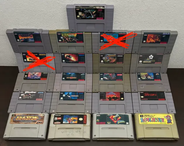 Fitas / Cartuchos - Super Nintendo - Originais e Paralelas