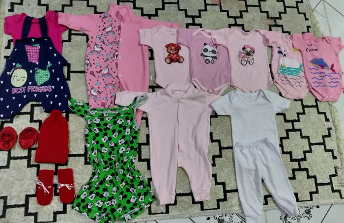 Lote bebe P novo