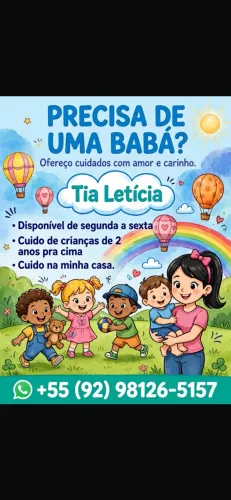 Serviços de Babá e doméstica