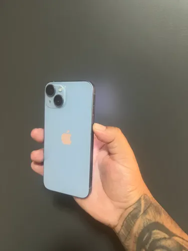 iPhone 14 256gb 84% impecável Anatel chip físico e virtual 