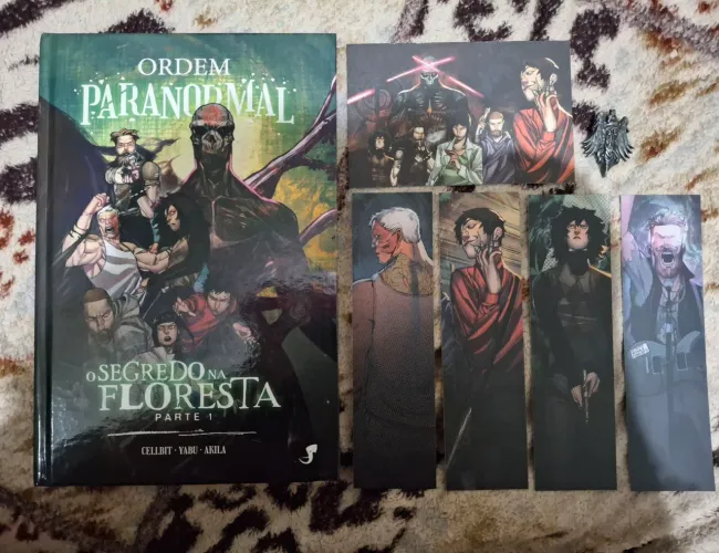 Livro HQ O Segredo Na Floresta Parte 1 Ordem Paranormal RPG Cellbit item de PRÉ-VENDA!