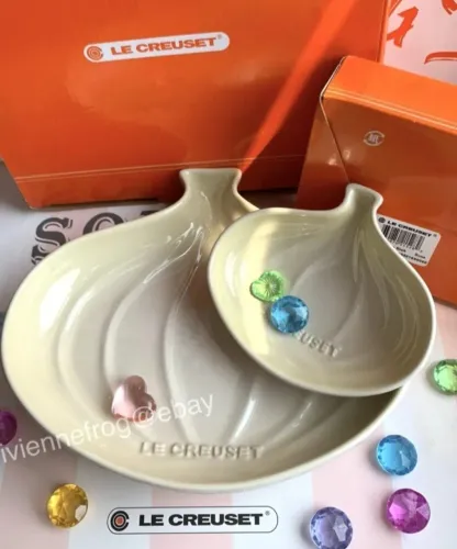 Set Pratos Grande e Médio Alho Le Creuset