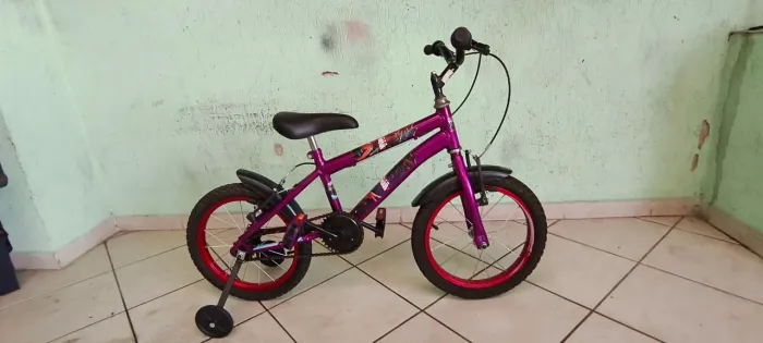 Bicicleta aro 16 Com rodinhas! Homen aranha!