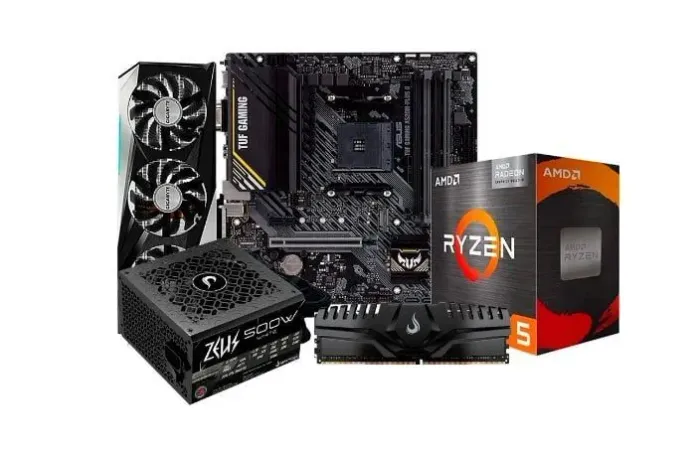 Kit AMD Ryzen 5600gt , a520m plus DDR4, 8 GB Ram , RX 7600 , fonte 500w