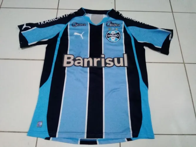 Camisa Grêmio 2010 Puma titular tamanho M número 5