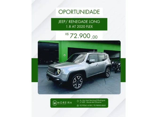 Jeep Renegade Longitude 1.8 4X2 Flex 16V Aut. 2020