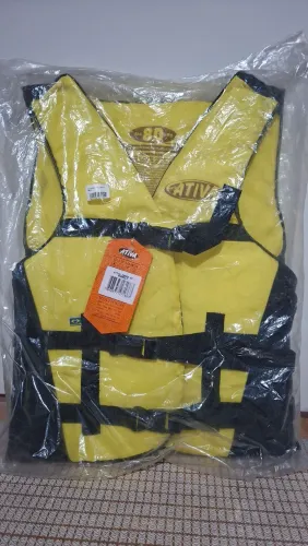 Colete Salva-Vidas Ativa Até 80kg - Novo, Lacrado De Fábrica!