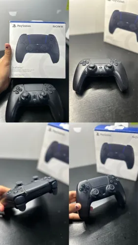 Controle PS5 DualSense Midnight Black - Impecável (Pouco Uso)