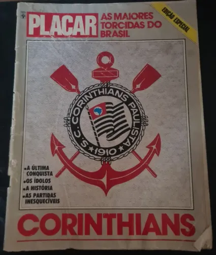 REVISTA PLACAR EDIÇÃO ESPECIAL 1.989 AS MAIORES TORCIDAS DO BRASIL CORINTHIANS
