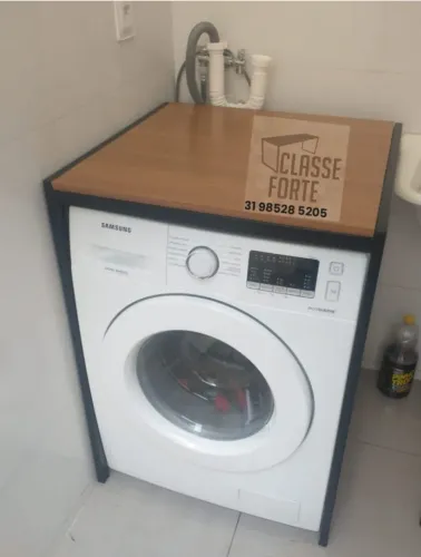 Balcão Suporte Aparador para máquina de lavar louças e máquina lave e seca
