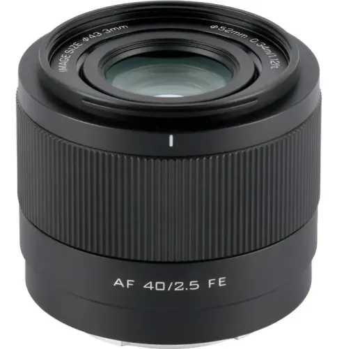 Lente Viltrox AF 40mm F/2.5 Fe Full Frame para Sony E-mount