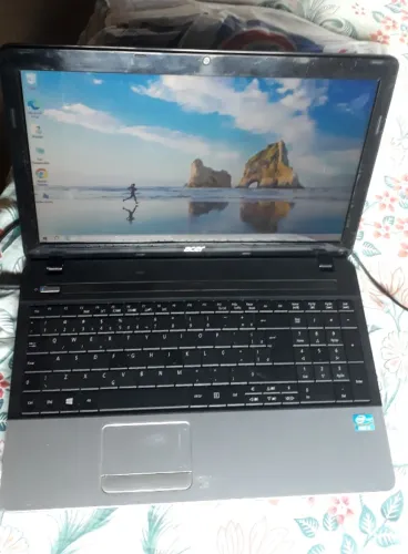 Notebook Acer E1-571 i5 3ª geração SSD120GB 4GB Bateria ruim ( Revisado )