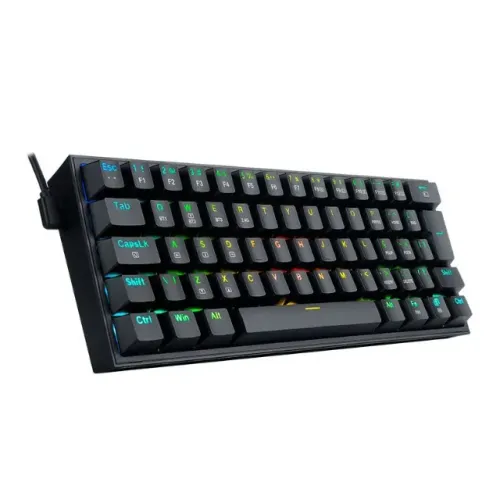 Teclado Redragon Fizz Mecânico Rainbow Switch Blue