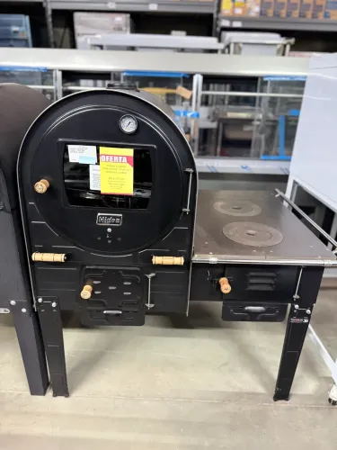 FORNO A LENHA COM FOGÃO - INOX 430 INTERNO - HIDRO