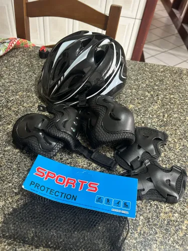 Kit de Proteção Esportivo ? NOVO, NUNCA USADO