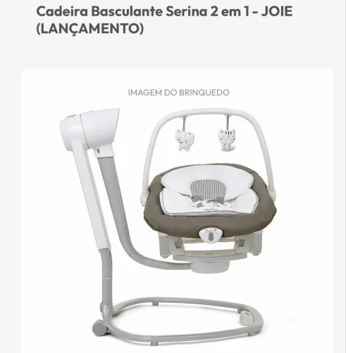 Cadeira Basculante Serina 2 em 1 - JOIE