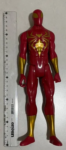 Boneco Homem-Aranha Marvel (Vermelho e Dourado)