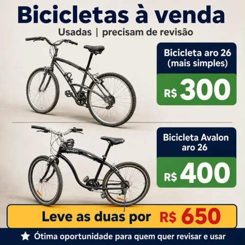 Combo Bicicletas para curtir