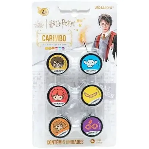 Carimbo HARRY POTTER - BLISTER C/ 6 UND - LEO&LEO