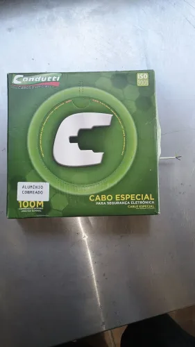 Cabo especial para segurança eletrônica cinco vias 100 metros