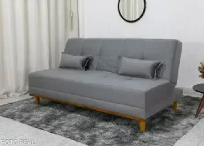 Sofá Cama Aurora Grafite (dividimos em ate 10x vezes sem juros)