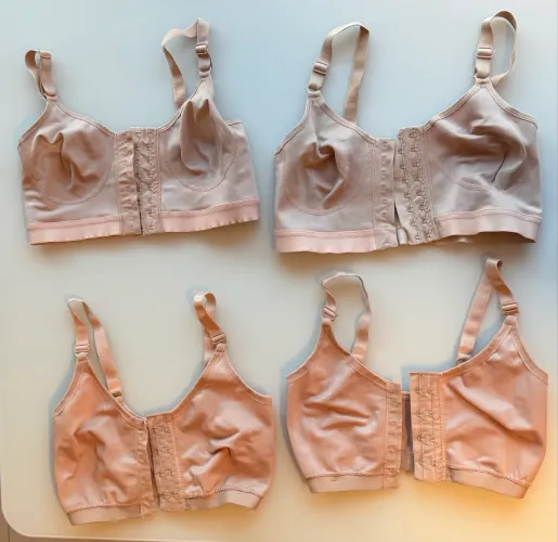 Kit sutiã pos-operatório pós-cirurgia mamoplastia mastectomia 