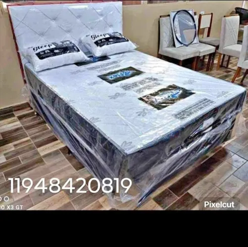 Promoção camas box casal com colchão novas pronta entrega 