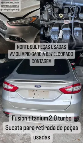 Fusion Titanium sucata retirada peças
