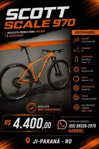 BICICLETA SCOOT SCALE 970