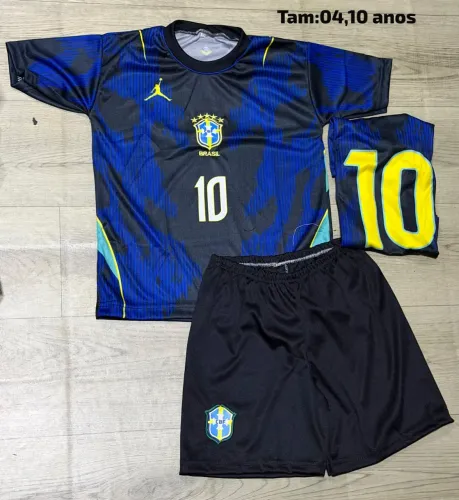 KITS INFANTIL DO BRASIL MATERIAL DRI FIT 