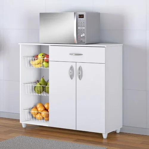 Fruteira Acácia 2 Pts 1 Gvt - Frete Grátis - 10x S/ Juros - Receba Hoje