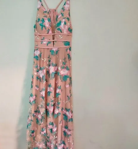 Vestido de festa bordado