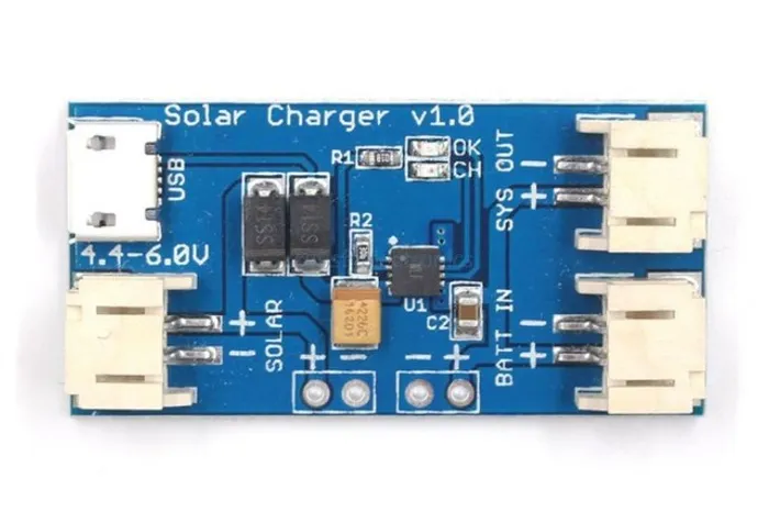 COD-AM213 Mini Carregador Solar Lipo Board CN3065 De Bateria De Lítio Módulo Automação