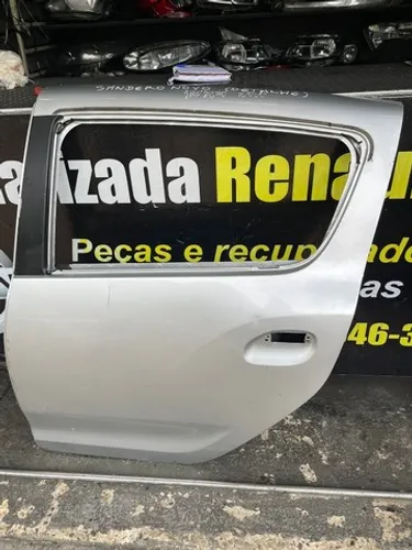 Porta traseira esquerda Sandero novo com detalhe