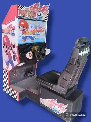 Mario Kart Arcade GP DX USA arcade fliperama simulador