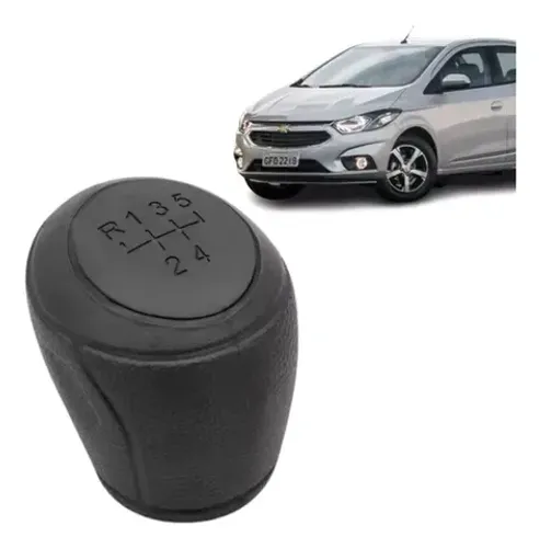 Bola Câmbio GM Onix / Prisma / Cobalt / Spin / Sonic 2013 à 2019 - Preta Gravada - N400528