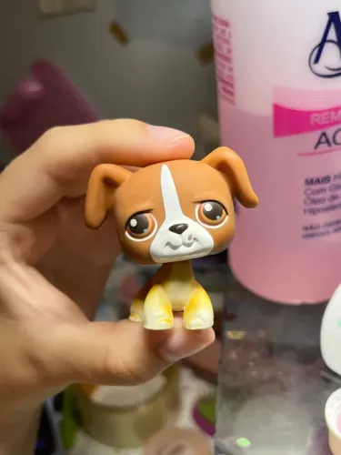 LPS #25 cachorro boxer marrom
