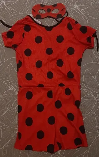 Fantasia infantil Ladybug Sulamerica - tamanho G