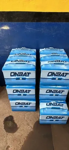 Bateria 100 ah amperes onbat 1 ano de garantia