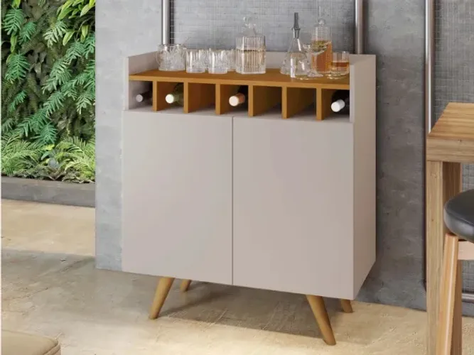 Buffet Aparador Bar Multifuncional com Adega. Produto Novo Direto da Fábrica!