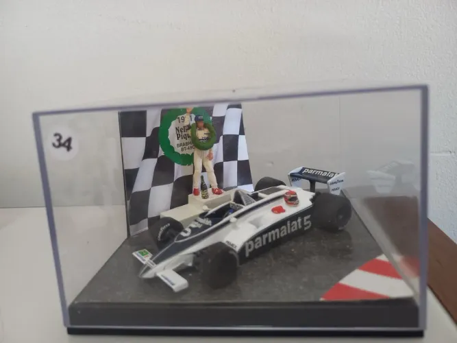 Miniatura Formula 1 Brabham BT 49C/Nelson Piquet 1981