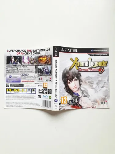 Capa e Manual/Encarte Dynasty Warriors 7 Xtreme Legends de Ps3